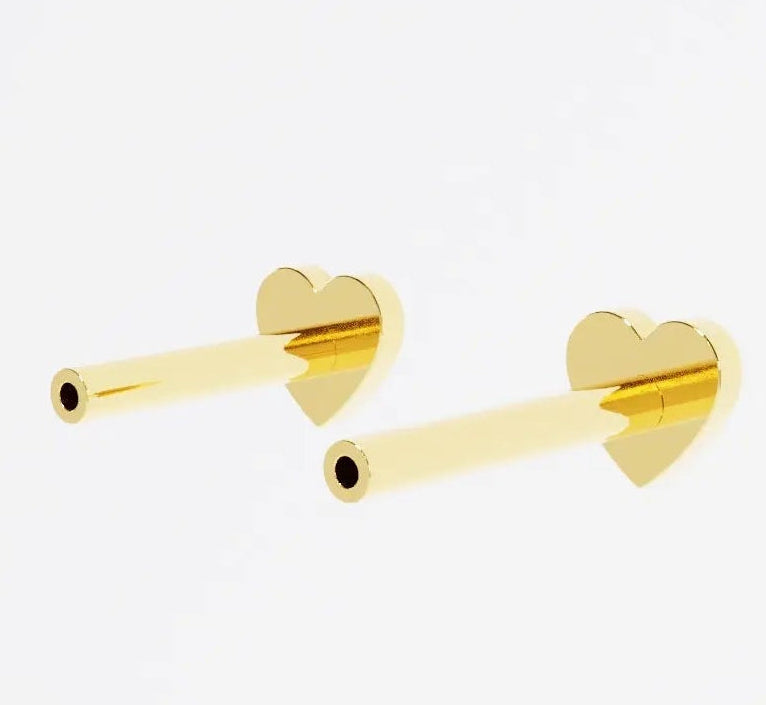 Heart Flatback Posts My Store