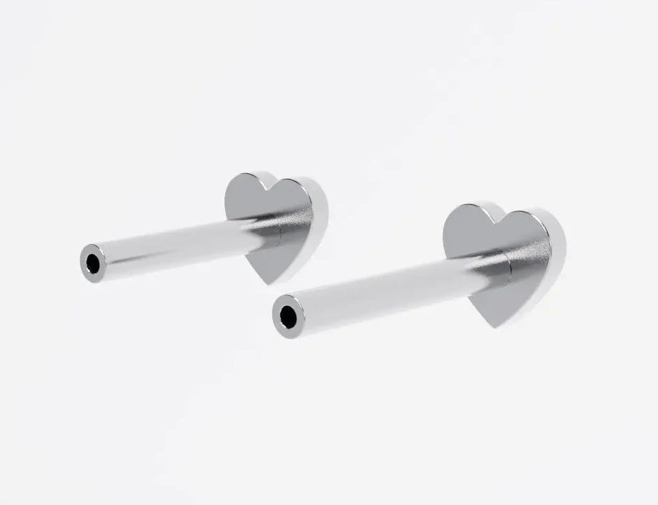Heart Flatback Posts My Store