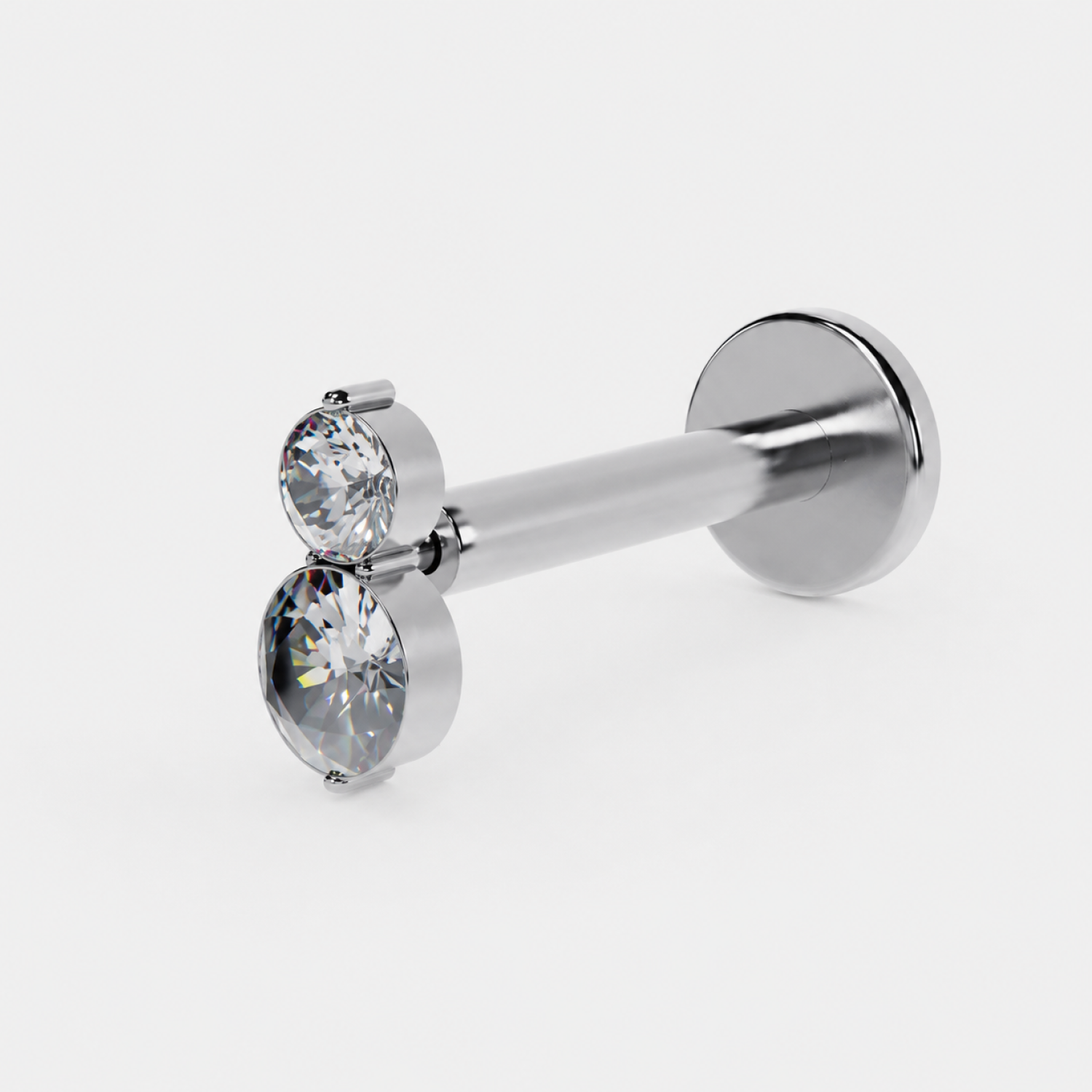 Graduated Duo Clear Crystal