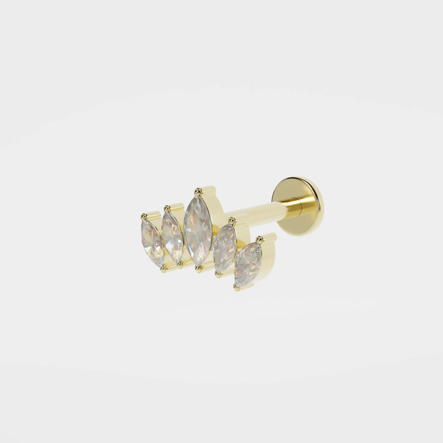 Marquise Flatback - Crown