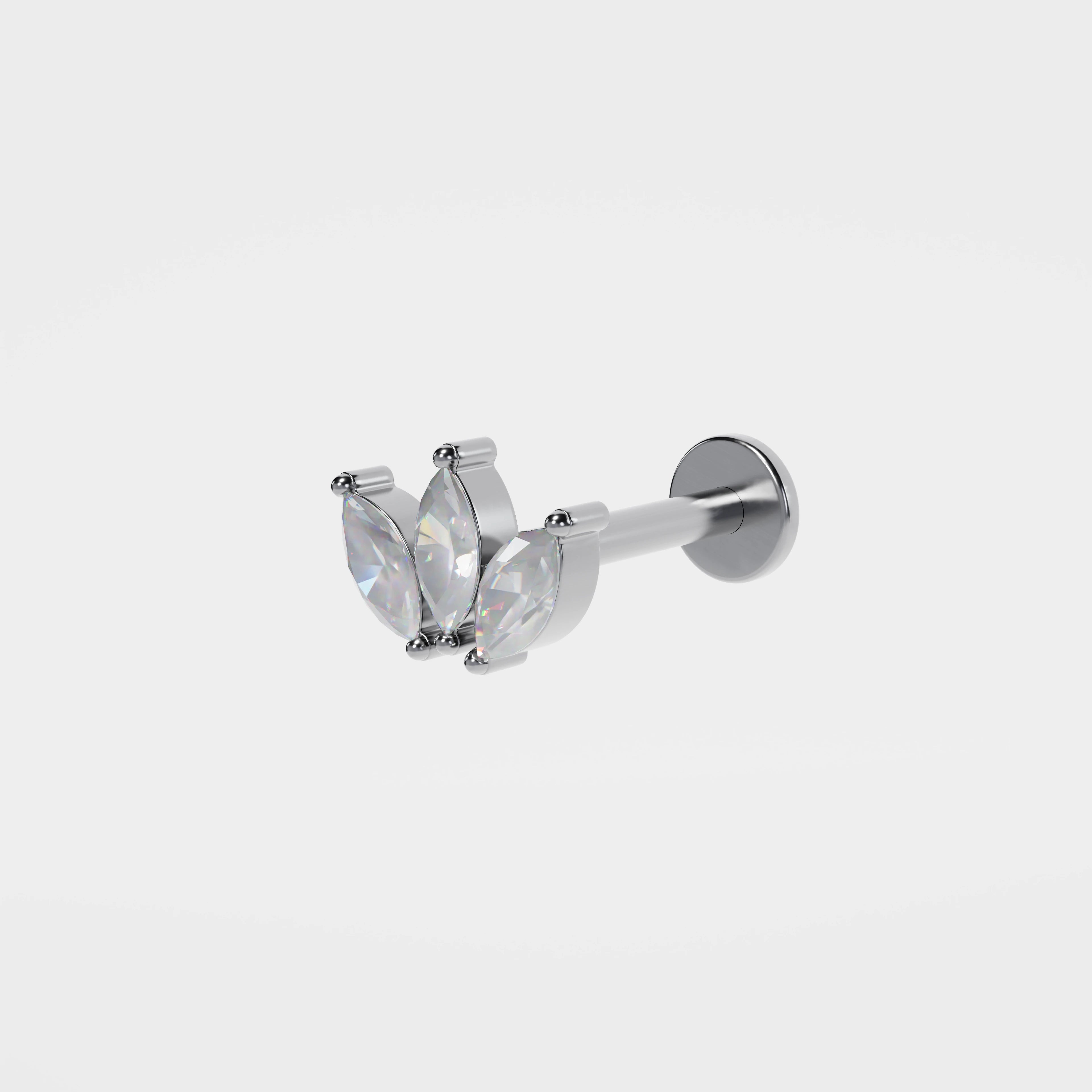 Marquise Flatback - Triple