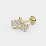 Marquise Flatback - Crown