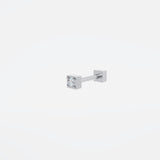 Reversible Earring - Square bezel