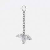Triple Marquise Charm