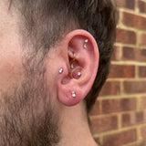 Clear Crystal Flatback - Pair