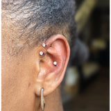 Clear Crystal Flatback - Pair